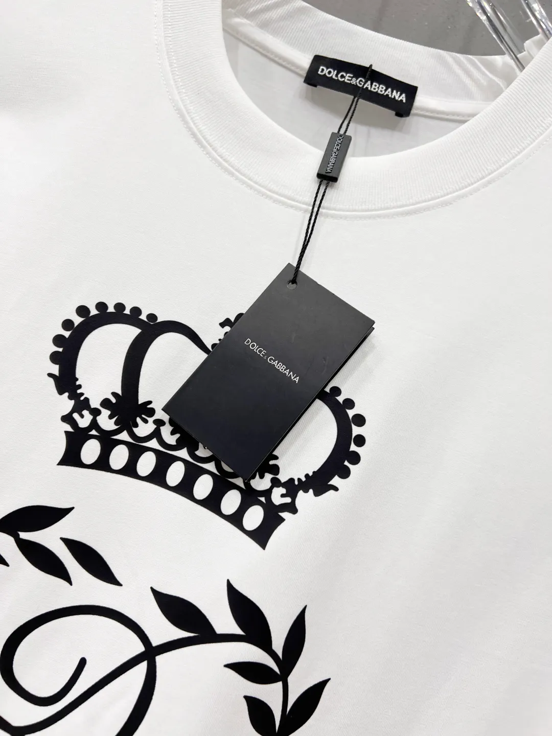 110👍DG logo Logo Same Style T Versatile ( ) : Black White Size：S M L XL